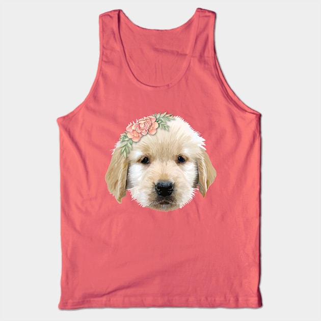 Baby Golden Dog Tank Top by thedailysoe